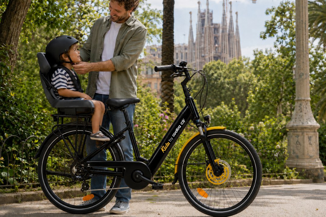 La eKleta Plus junto a la Sagrada Família